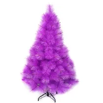 Sapin de Noël artificiel violet ou lavande 2m10