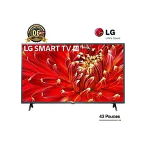 Smart TV LG 43 pouces 43LM6370PVA Full HD webOS ThinQ AI avec fleur rouge. Garantie 06 Mois