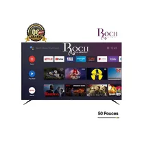 Téléviseur smart Roch 50 pouces RH-LE50DSA-B 4K UHD sur pieds, avec design à bords fins