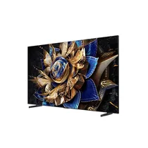 Téléviseur smart TCL 115 pouces QD mini LED haut de gamme diffusant une image florale éclatante