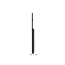 Vue latérale du téléviseur smart TCL 65 pouces 65P6K pour illustrer la finesse de son design et l'absence de bords
