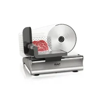 Vue de la Trancheuse électrique domestique RAF R.8800 200W tranchant de la viande