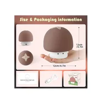 Présentation des dimensions de la Veilleuse pour enfant Mushroom A021