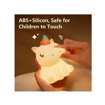 Présentation de la matière de la Veilleuse pour enfant Sitting Unicorn A007