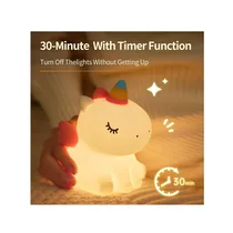 Présentation du minuteur de 30 minutes de la Veilleuse pour enfant Sitting Unicorn A007