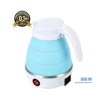 Bouilloire électrique pliable portable 0,6L en silicone alimentaire