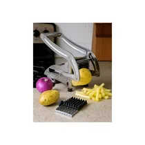 appareil de coupe ergonomique pour légumes variés.