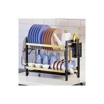 Égouttoir compact avec plateau d’égouttage amovible