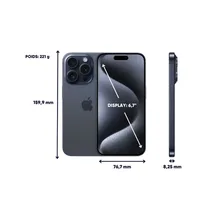 Présentation des dimensions de l'iPhone 15 Pro Max