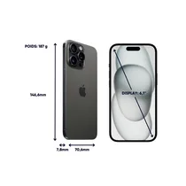 Présentation des dimensions de l'iPhone 15 Pro