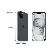 Présentation des dimensions de l'iPhone 15