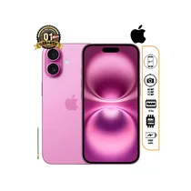 iPhone 16 reconditionné 128Go Rose, écran 6.1 pouces et double caméra 48MP
