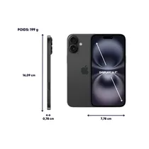 Présentation des dimensions de l'iPhone 16 Plus