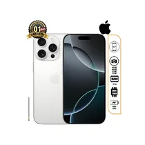 iPhone 16 Pro reconditionné 128 Go couleur Argent, triple caméra 48MP et écran 6.3 pouces