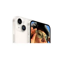 Vue des cameras arrières et de la camera frontale de l'iPhone 14 Plus