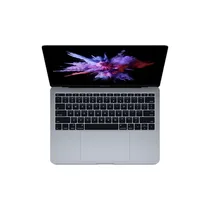 Gros plan sur le clavier rétroéclairé et l’écran du MacBook Air 2017