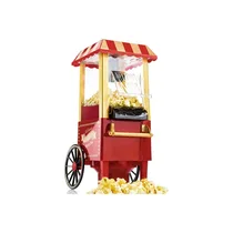 Machine à pop corn domestique 1150W design rouge noir