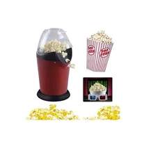 Machine à pop corn domestique 1150W design rouge noir