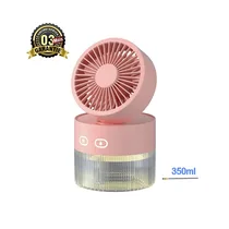 Mini ventilateur humidificateur portable 350 ml vue avant