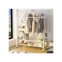 support de rangement avec étagère basse pour chaussures