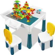 Jouet pour enfant table de blocs de construction multifonctionnelle