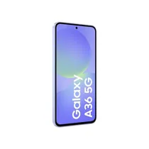 Gros plan sur l’écran Full HD+ du Galaxy A36 affichant une vidéo