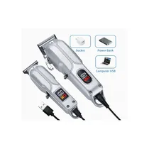 Tondeuse rechargeable avec affichage LED et moteurs puissants