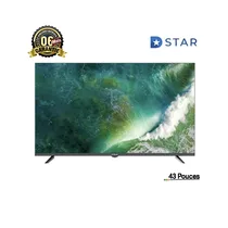 Téléviseur DSTAR Smart TV 43 pouces design noir