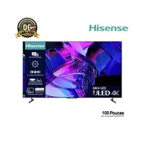 Télévision D-STAR UHD 4K Mini de 100 pouces en couleur noire