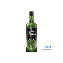 Bouteille de whisky Clan Campbell 75cl sur fond sombre