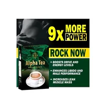 Gros plan sur les effets d'Alpha Tea sur une personne