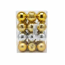 Boules de Noël Dorées et Argentées