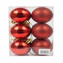 Boules de Noël Rouges | Brillant & Scintillant