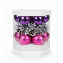 Décoration de Noël Tendance | Rose, Violet & Argent