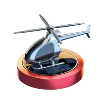 Diffuseur de parfum voiture solaire en forme d'hélicoptère