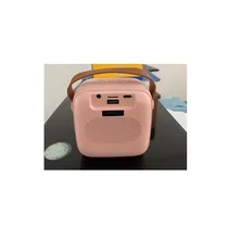 Vue de l'arrière de l'enceinte du Kit karaoké enfant portable Disney Minnie