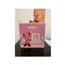 Vue de l'avant du carton d'emballage du Kit karaoké enfant portable Disney Minnie