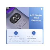 Présentation de la méthode d'utilisation du Mini ventilateur portable M57