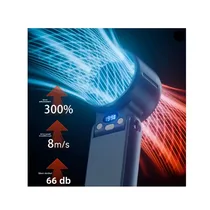 Présentation de la puissance de ventilation du mini ventilateur GF06 pliable