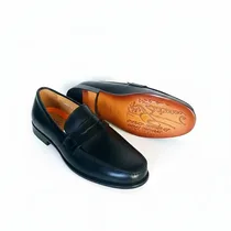 Mocassins Penny Loafers de Luxe - Couleur : Noir - Pointures 40 à 46