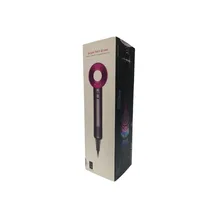 Carton d'emballage du Sèche-cheveux 1600W Supersonique de couleur anthracite et fuschia