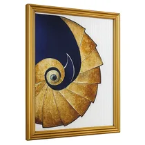 Tableau Déco Spirale d'Or Moderne