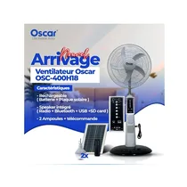 Vue de la fiche descriptive du Ventilateur rechargeable OSCAR 18 pouces OSC-400H18