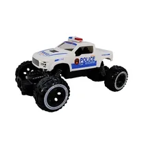 Monster Truck de Police Télécommandé R/C – Tout-Terrain, Suspension Spring et Grandes Roues