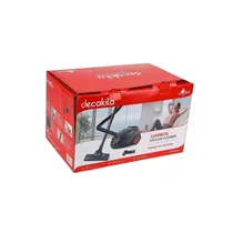 Vue du carton d'emballage de l'aspirateur Decakila 1200W