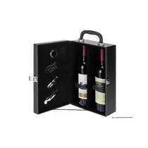 Boîte à Vin en Cuir - 2 Bouteilles
