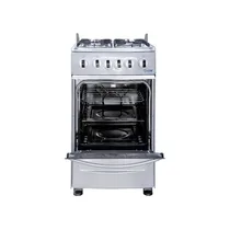 Four de la cuisinière Oscar 50×50 ouvert montrant l’intérieur