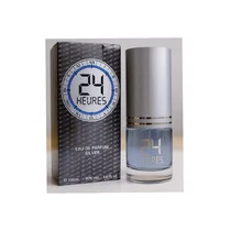Eau de Parfum 24 Heures Silver avec design argenté moderne