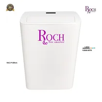 Vue de face du climatiseur portable Roch 12000 BTU RAC-P12R4-A blanc.