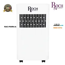 Climatiseur portable Roch 9000 BTU blanc face avant.